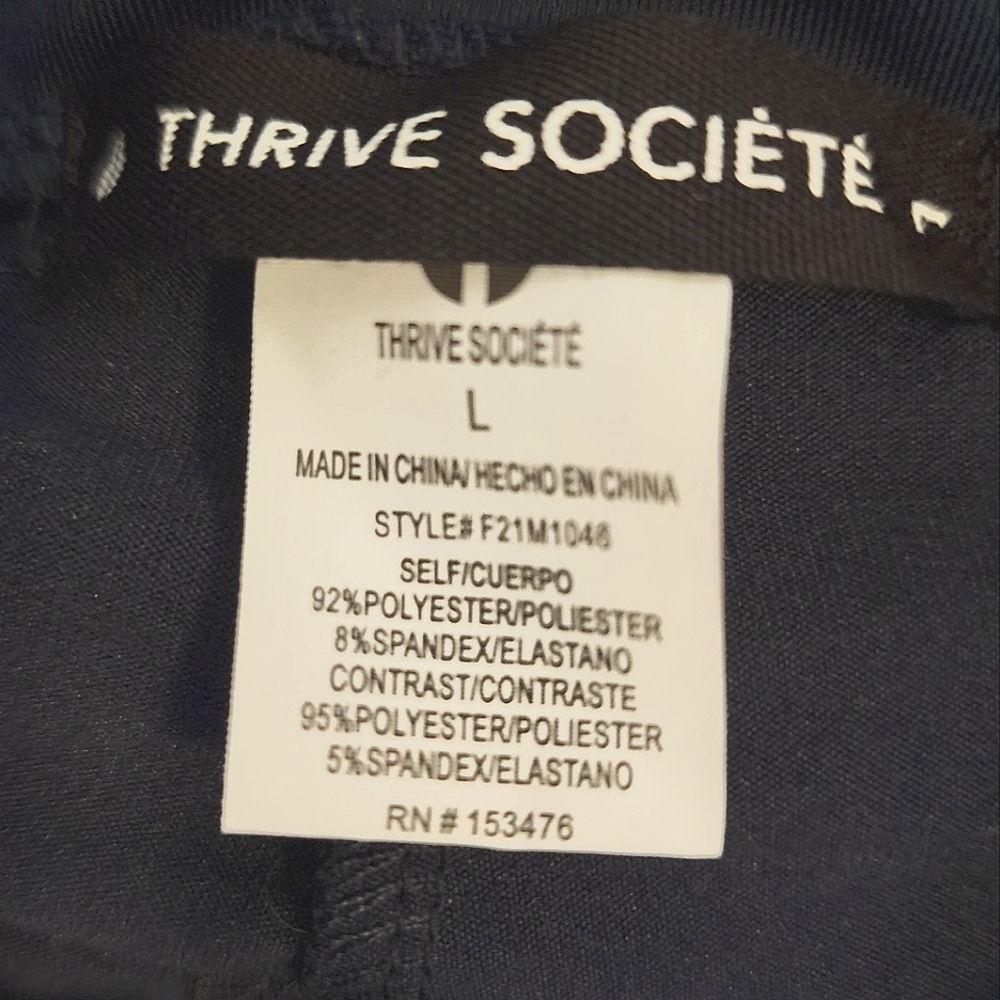 THRIVE SOCIETE Tennis Skorts Navy Blue Size L - Picture 5 of 6